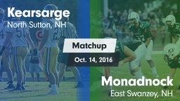 Matchup: Kearsarge vs. Monadnock  2016