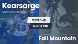 Matchup: Kearsarge vs. Fall Mountain  2017