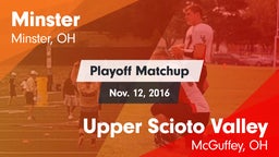 Matchup: Minster  vs. Upper Scioto Valley  2016