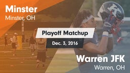 Matchup: Minster  vs. Warren JFK 2016