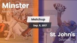 Matchup: Minster  vs. St. John's  2017