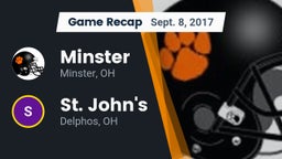 Recap: Minster  vs. St. John's  2017