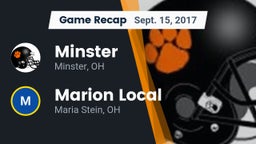 Recap: Minster  vs. Marion Local  2017