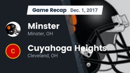 Recap: Minster  vs. Cuyahoga Heights  2017