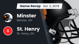 Recap: Minster  vs. St. Henry  2018