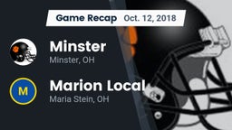 Recap: Minster  vs. Marion Local  2018