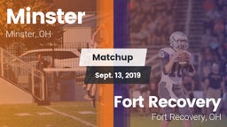 Matchup: Minster  vs. Fort Recovery  2019