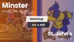Matchup: Minster  vs. St. John's  2019