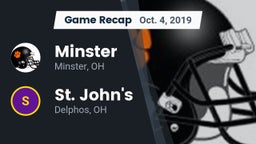 Recap: Minster  vs. St. John's  2019