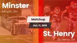Matchup: Minster  vs. St. Henry  2019