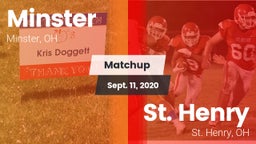 Matchup: Minster  vs. St. Henry  2020