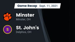 Recap: Minster  vs. St. John's  2021
