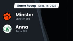 Recap: Minster  vs. Anna  2022