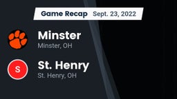 Recap: Minster  vs. St. Henry  2022