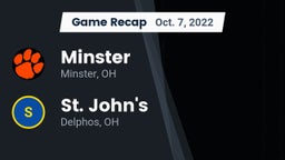 Recap: Minster  vs. St. John's  2022
