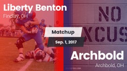 Matchup: Liberty Benton High vs. Archbold  2017