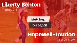 Matchup: Liberty Benton High vs. Hopewell-Loudon  2017
