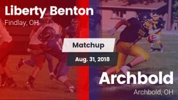 Matchup: Liberty Benton High vs. Archbold  2018