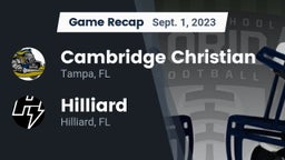 Recap: Cambridge Christian  vs. Hilliard  2023