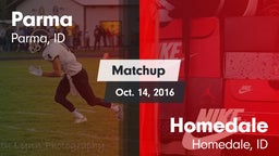 Matchup: Parma vs. Homedale  2016