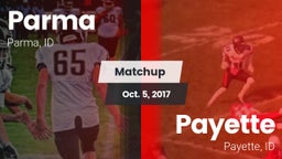 Matchup: Parma vs. Payette  2017