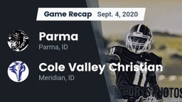Recap: Parma  vs. Cole Valley Christian  2020