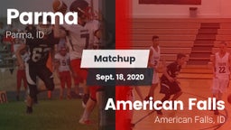 Matchup: Parma vs. American Falls  2020