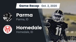 Recap: Parma  vs. Homedale  2020