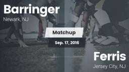 Matchup: Barringer vs. Ferris  2016