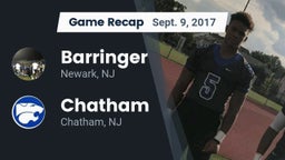 Recap: Barringer  vs. Chatham  2017