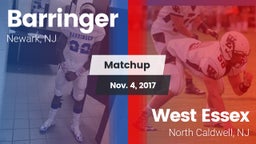 Matchup: Barringer vs. West Essex  2017