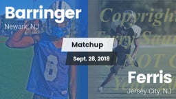Matchup: Barringer vs. Ferris  2018