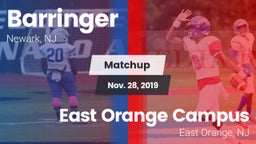 Matchup: Barringer vs. East Orange Campus  2019