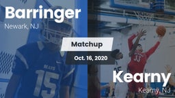 Matchup: Barringer vs. Kearny  2020