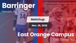 Matchup: Barringer vs. East Orange Campus  2020
