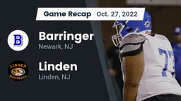 Recap: Barringer  vs. Linden  2022