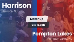 Matchup: Harrison vs. Pompton Lakes  2016
