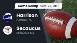 Recap: Harrison  vs. Secaucus  2018