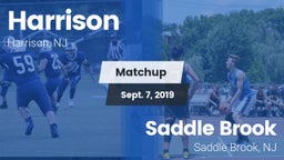 Matchup: Harrison vs. Saddle Brook  2019