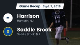 Recap: Harrison  vs. Saddle Brook  2019