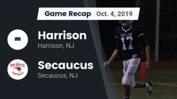 Recap: Harrison  vs. Secaucus  2019