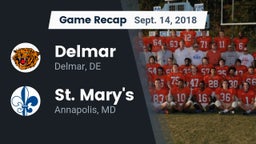 Recap: Delmar  vs. St. Mary's  2018