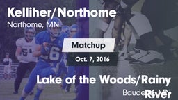 Matchup: Kelliher/Northome vs. Lake of the Woods/Rainy River  2016