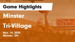 Minster  vs Tri-Village  Game Highlights - Nov. 14, 2020