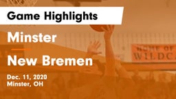 Minster  vs New Bremen  Game Highlights - Dec. 11, 2020