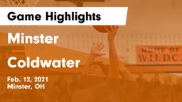 Minster  vs Coldwater  Game Highlights - Feb. 12, 2021