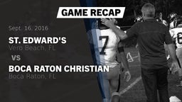 Recap: St. Edward's  vs. Boca Raton Christian  2016