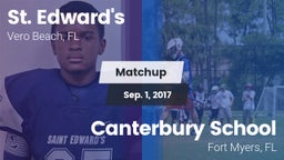 Matchup: St. Edward's vs. Canterbury School 2017