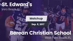 Matchup: St. Edward's vs. Berean Christian School 2017