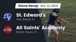 Recap: St. Edward's  vs. All Saints' Academy  2018